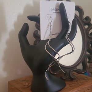 Park Lane Twisted Silver Earrings